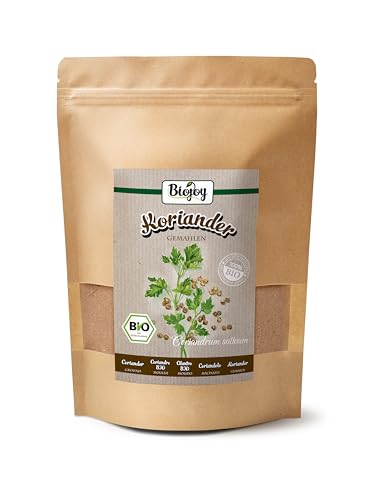 Biojoy BIO-Koriander gemahlen (500 g), Koriandersamen als Pulver (Coriandrum sativum) von Biojoy