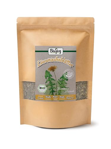 Biojoy BIO-Löwenzahntee (250 g), Löwenzahnblätter getrocknet und geschnitten (Taraxacum officinale) von Biojoy