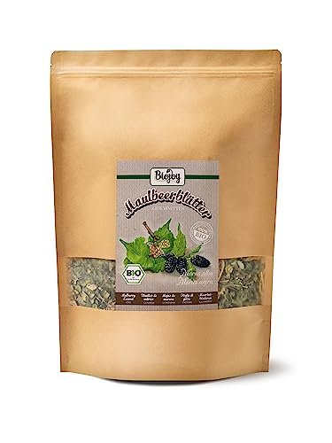 Biojoy BIO-Maulbeerblätter-Tee (500 g), getrocknet und geschnitten (Morus alba, Morus nigra) von Biojoy