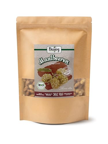 Biojoy BIO-Maulbeeren getrocknet (500 g), weiß, ungeschwefelt von Biojoy