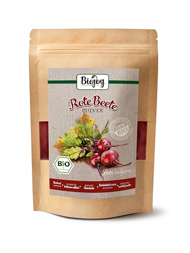 Biojoy BIO-Rote Beete Pulver (250 g), roh, Rote Beete gemahlen (Beta vulgaris) von Biojoy