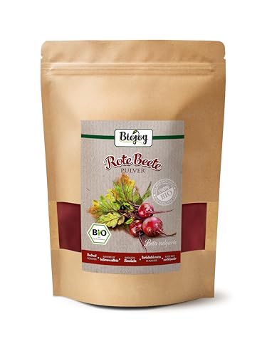 Biojoy BIO-Rote Beete Pulver (500 g), roh, Rote Beete gemahlen (Beta vulgaris) von Biojoy