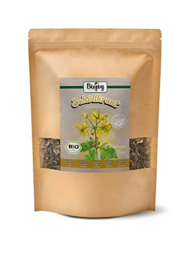 Biojoy BIO-Schöllkraut-Tee (250 g), getrocknet und geschnitten (Chelidonium Majus) von Biojoy