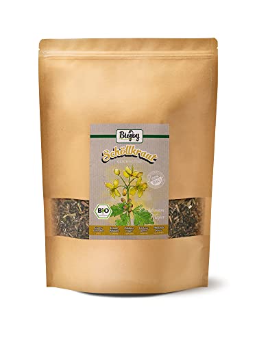 Biojoy BIO-Schöllkraut-Tee (500 g), getrocknet und geschnitten (Chelidonium Majus) von Biojoy