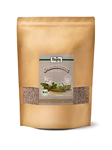 Biojoy BIO-Sesamsamen, ungeschält (1,5 kg), Sesam weiß ohne Zusätze (Sesamum indicum) von Biojoy