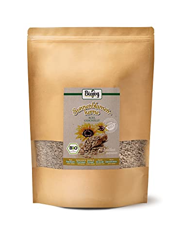 Biojoy BIO-Sonnenblumenkerne geschält (1,5 kg), roh und ungesalzen von Biojoy