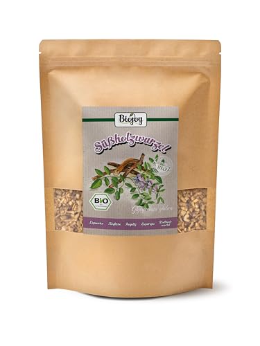 Biojoy BIO-Süßholzwurzel (500 g), getrocknet und geschnitten, Süssholzwurzel Tee (Glycyrrhiza glabra) von Biojoy