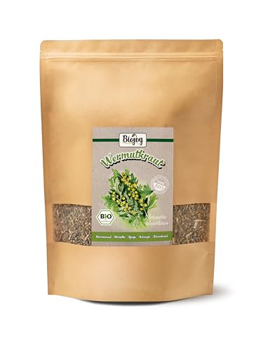 Biojoy BIO-Wermutkraut-Tee (500 g), getrocknet und geschnitten, Wermuttee (Artemisia absinthium) von Biojoy