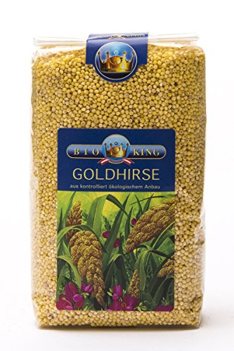 BioKing 4x 1kg Bio GOLDHIRSE aus Österreich, geschält (EUR 6,30 / kg)… von Bioking