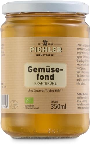 Pichler BIO Gemüsefond (0.35 l) von Biometzgerei Pichler