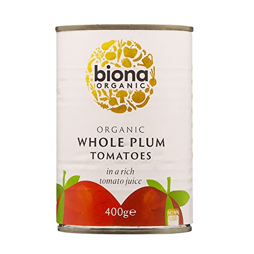 BIONA organische Ganze geschälte Tomaten 400g von Biona