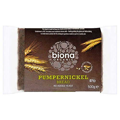 Biona Bio Pumpernickel Brot (500 g) - Packung mit 2 von Biona