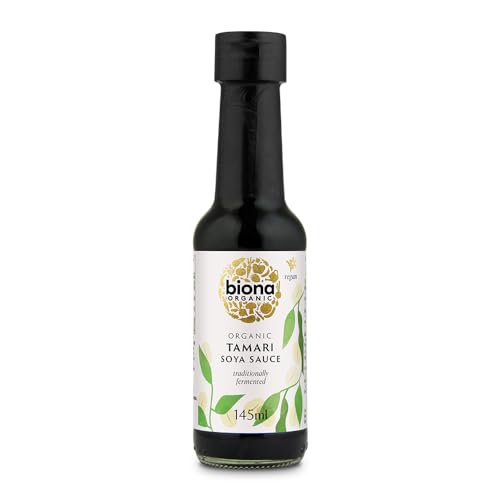 Biona Bio-Tamari-Sauce – 145 ml (6er-Pack) | Weizenfrei, traditionell gebraut | Vegan und ohne künstliche Zusatzstoffe von Biona