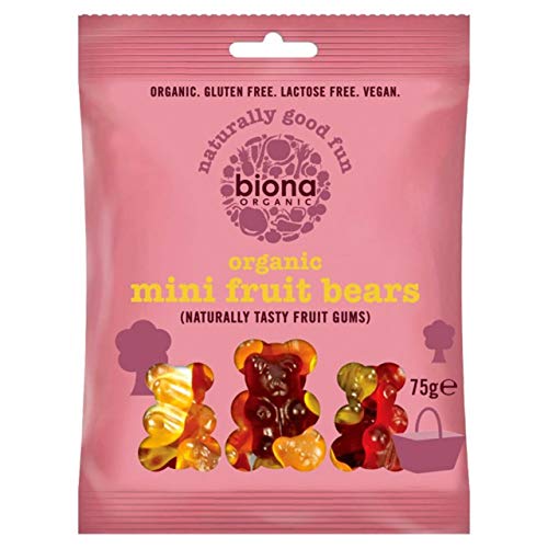 Biona | Mini Fruit Jelly Bear Sweets | 10 x 75g von Biona