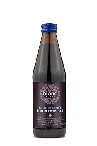 Biona Organic Blueberry Pure Super Juice 330 ml (Pack of 2) von Biona