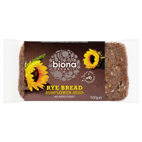 Biona Bio Roggen- und Sonnenblumenkernbrot 4x500g von Biona