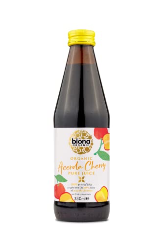 THREE PACKS of Biona Organic Acerola Cherry Juice 330ml by Biona von Biona