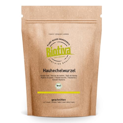 Hauhechelwurzel Geschnitten Bio 100g - Ononis spinosa - 100% natürliche Hauhechel - Hauhecheltee - Abgefüllt und kontrolliert in Deutschland (DE-ÖKO-005) - Biotiva von Biotiva