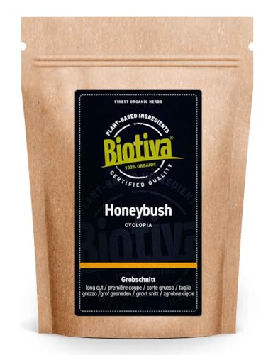 Honeybush Tee Bio 100g - Honeybusch - Honigbusch - Cyclopia - Honigbushtee - abgefüllt und kontrolliert in Deutschland - Biotiva von Biotiva