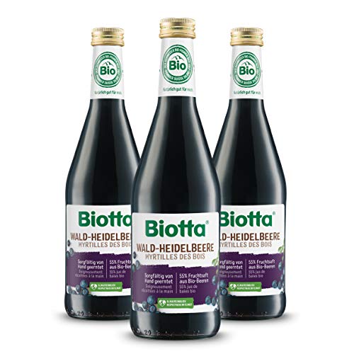 Biotta Heidelbeer Direkts.m.teeausz.+agavendicks. 500 ml von Biotta