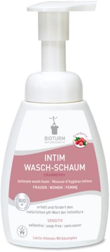 BIOTURM Intim Wasch-Schaum Cranberry 12 x 250 ml von Bioturm