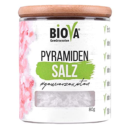 Biova - Pyramidensalz im Glas - 80g von Biova