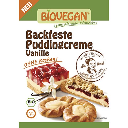 Bio Backfeste Puddingcreme Vanille von Biovegan