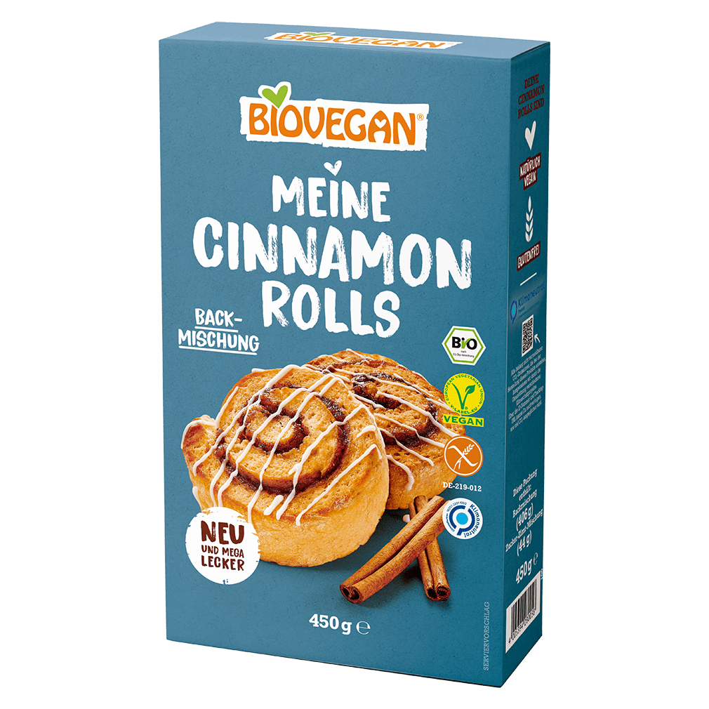 Bio Meine Cinnamon Rolls MHD 31.10.2024 von Biovegan