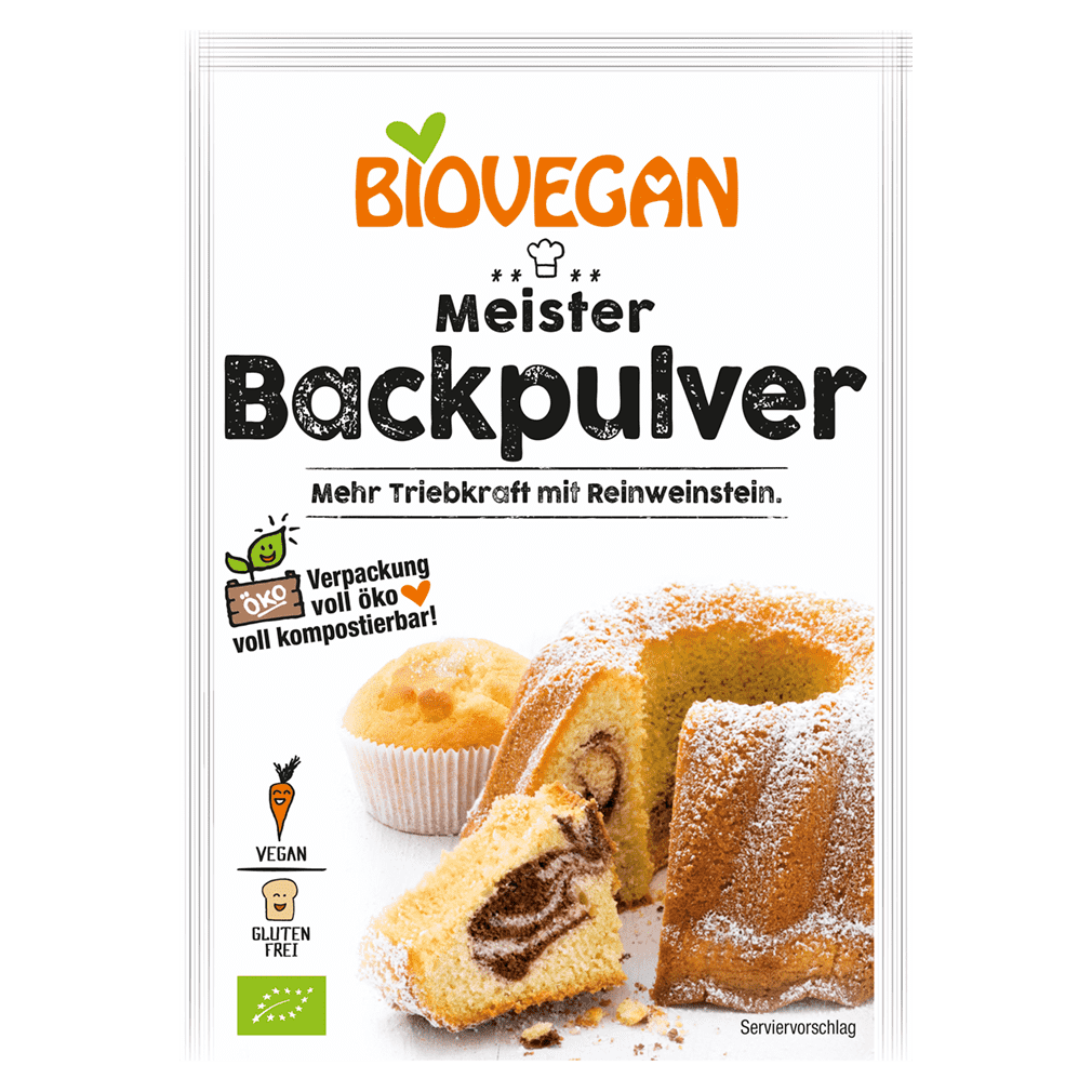 Bio Meister Backpulver 3x17g von Biovegan