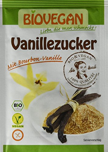 Bio Vegan Käthes Vanillezucker 5x8g Bio Backzutat, 10er Pack (10 x 40 g) von Biovegan