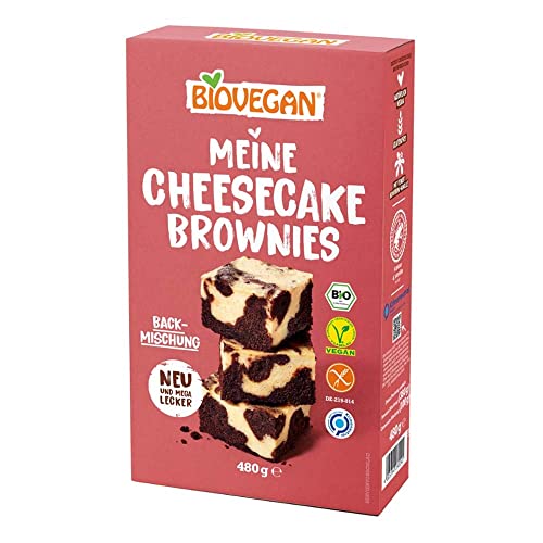 Biovegan Backmischung, Cheesecake Brownies, 480g (960) von Biovegan