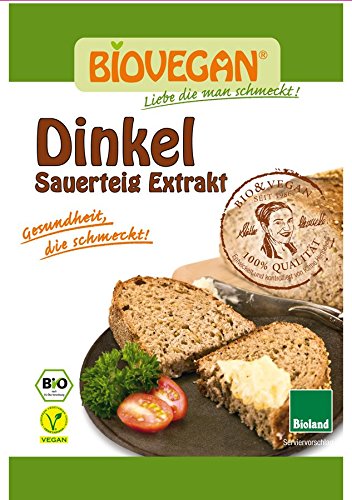 Biovegan Bio Dinkelsauerteig Extrakt, Bioland, BIO (12 x 30 gr) von Biovegan