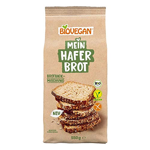 Biovegan Brotbackmischung, Mein Haferbrot, 550g von Biovegan