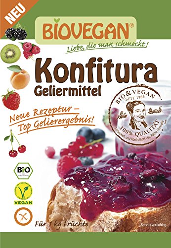 Biovegan Konfitura Geliermittel, BIO für 1kg Obst, 10 x 22g von Biovegan