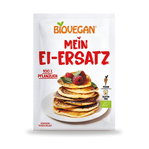 Biovegan Mein Ei-Ersatz, pflanzlicher Ei Ersatz aus Süßlupinen, für Pfannkuchen oder herzhafte Gerichte, glutenfrei und vegan, 15 x 30 g … von Biovegan