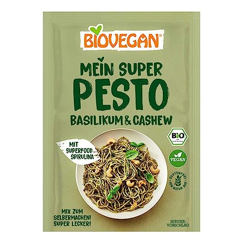 Biovegan Mein Super Pesto, Basilikum-Cashew, 17g (1) von Biovegan