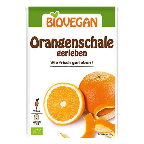 Biovegan - Orangenschale gerieben bio - 9 g - 10er Pack von Biovegan