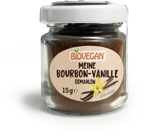 Bourbon-Vanille im Glas, gemahlen, Bio 2 x 15 gr von Biovegan