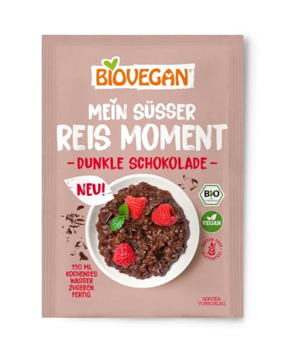 Mein süßer Reismoment dunkle Schokolade von Biovegan