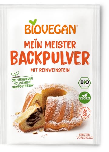 Meister Backpulver, BIO 2 x 51 gr von Biovegan