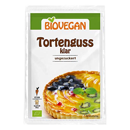 Tortenguss klar, BIO 12 x 12 gr von Biovegan