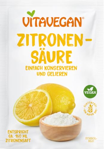 Zitronensäure, 10 g, glutenfrei 12 x 10 gr von Biovegan