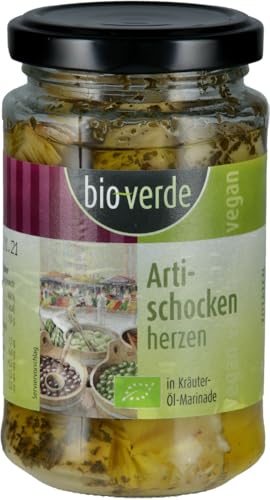 Artischockenherzen mit frischen Kräutern 12 x 200 gr von Bioverde