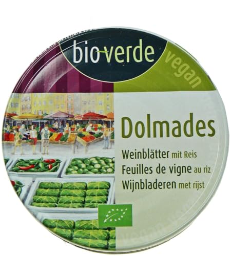 Dolmades gefüllte Weinblätter mit Reis von Bioverde