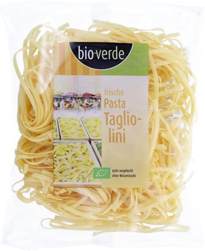 Frische Tagliolini (dünne Bandnudeln) 18 x 250 gr von Bioverde