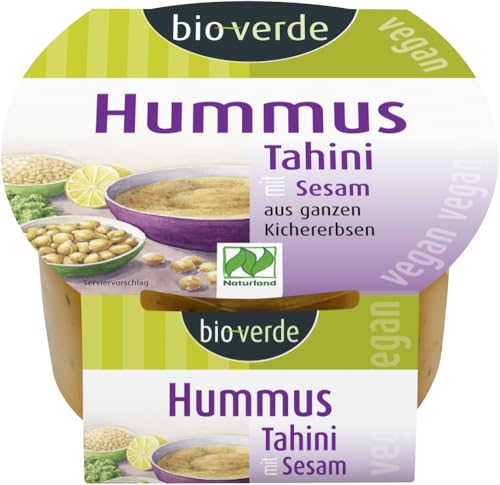 Hummus Tahini NATURLAND 6 x 150 gr von Bioverde