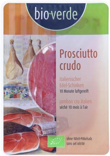 Ital. Prosciutto Crudo Aufschnitt 12 x 80 gr von Bioverde