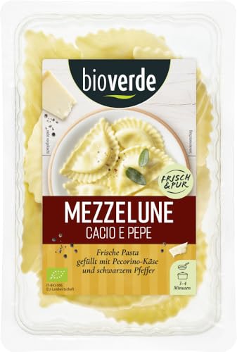 Mezzelune Cacio e Pepe von Bioverde