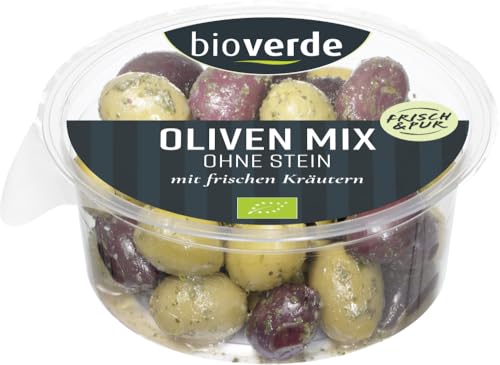 Oliven-Mix ohne Stein mariniert von Bioverde