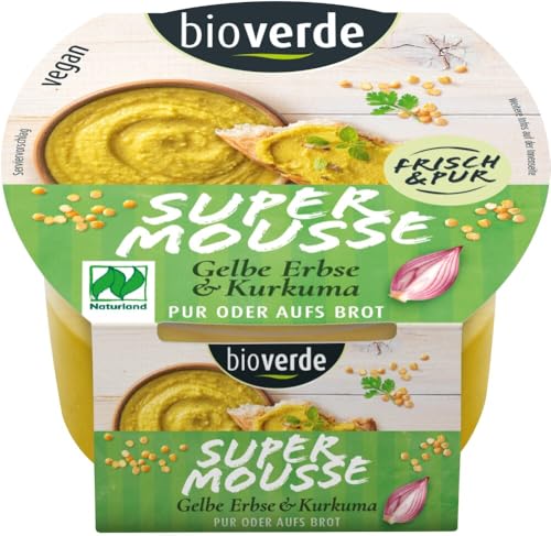 Super Mousse Gelbe Erbse & Kurkuma NATURLAND von Bioverde